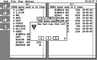 ST-OP Velkommen Disk atari screenshot